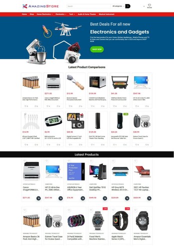 Electronics and gadgets - and,